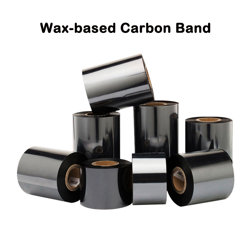 Barcode Label Printer Industrial - Balmumu bazlı karbon bant Genişlik60mm/70mm/80mm/90mm/100mm/110mm Uzunluk300m