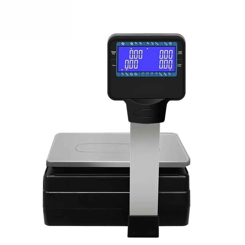Weighing Scale Label Printer - Elektronik 30kg Tartı Yapışkan Barkod Etiketli