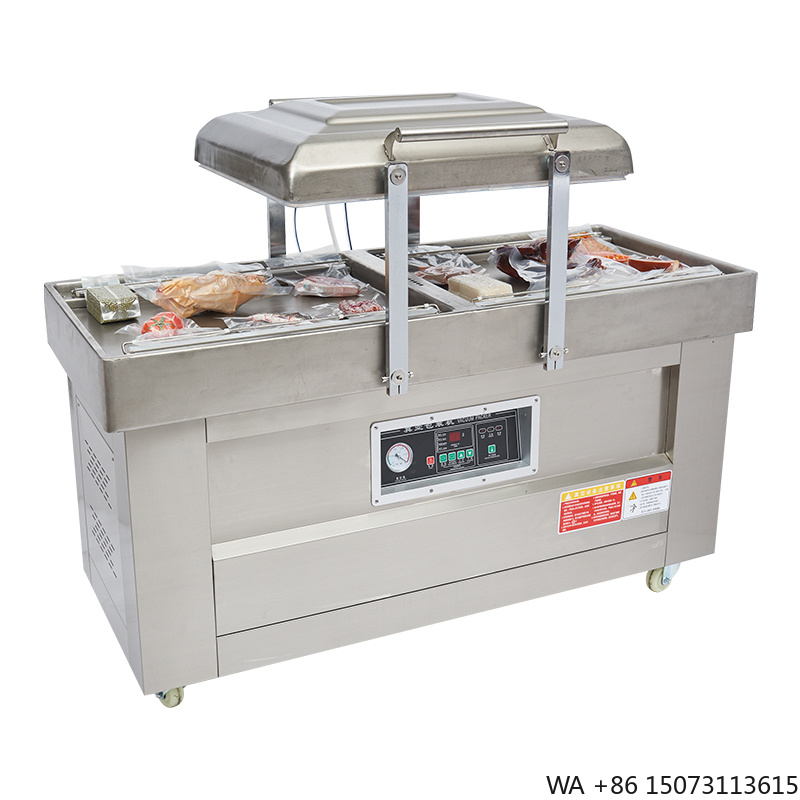 Vacuum Sealer Chamber Commercial - Yarı Otomatik Çift Bölmeli Vakumlu Paketleme