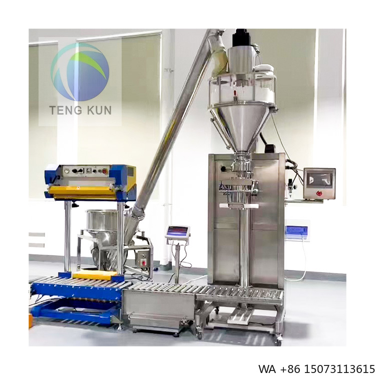 Vacuum Sealer Chamber Commercial - Yarı Otomatik Dikey Burgulu Toz Paketleme