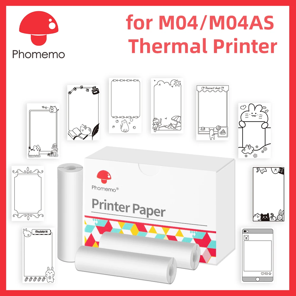 Thermal Transfer Ribbon 110Mm - Phomemo 110mm yapıştırıcı termal kağıt beyaz