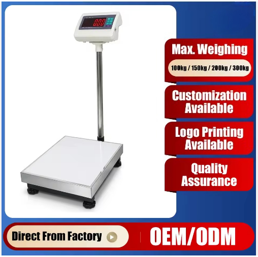 Weighing Scale Label Printer - 200kg Dijital Endüstriyel Tezgah Terazisi, Etiket