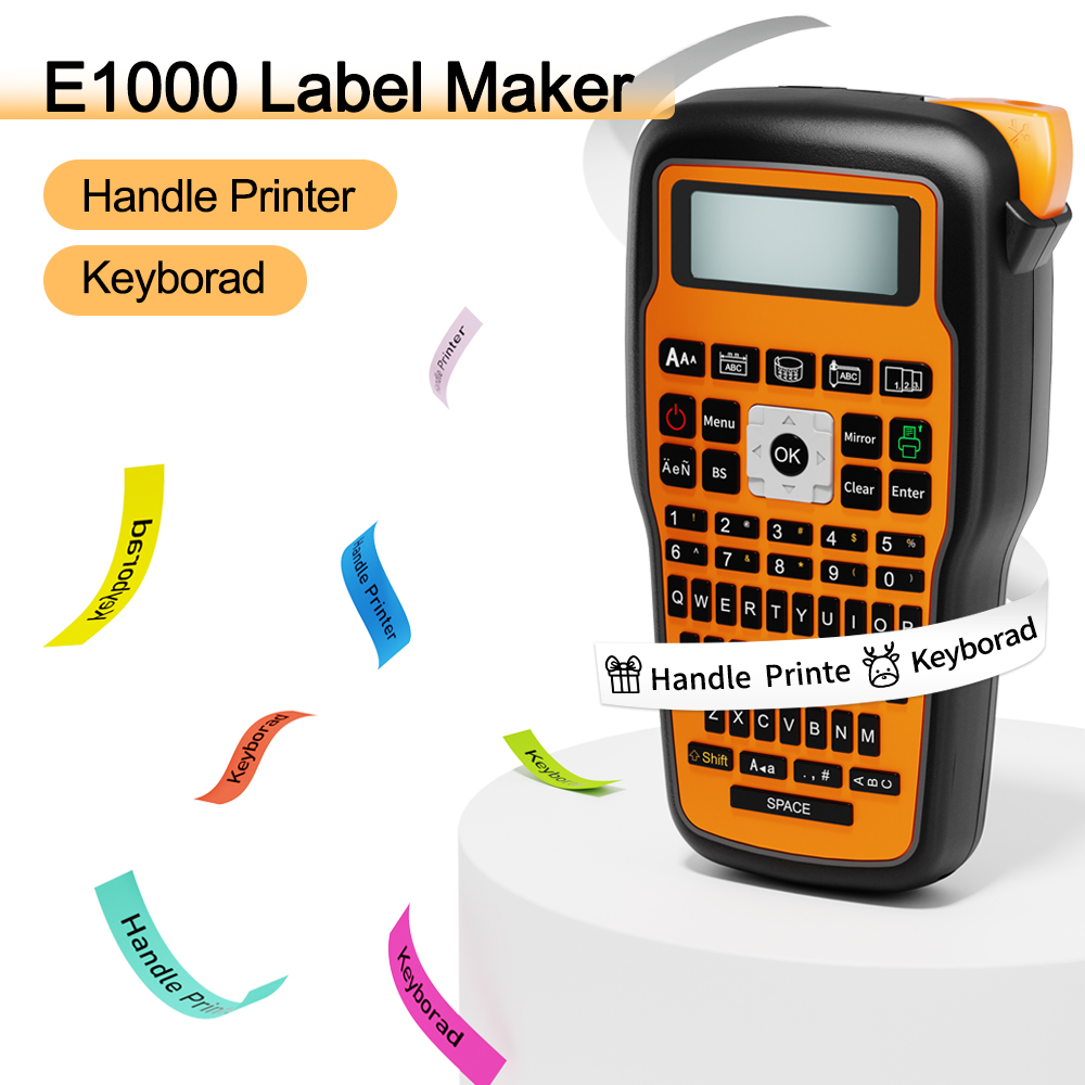 Barcode Label Printer Industrial - E1000 PRO Etiket Makinesi Yazıcı TZ231
