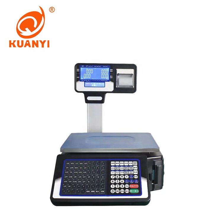 Weighing Scale Label Printer - WIFI Çift Etiket Yazıcılı Tartı, Barkod