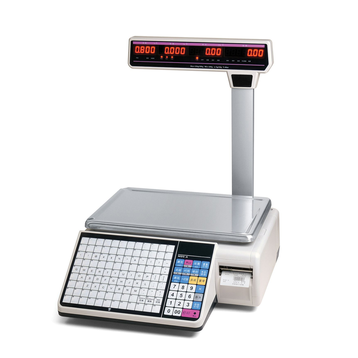 Weighing Scale Label Printer - 30KG Fiyat Hesaplayan Elektronik Etiketli Tartı