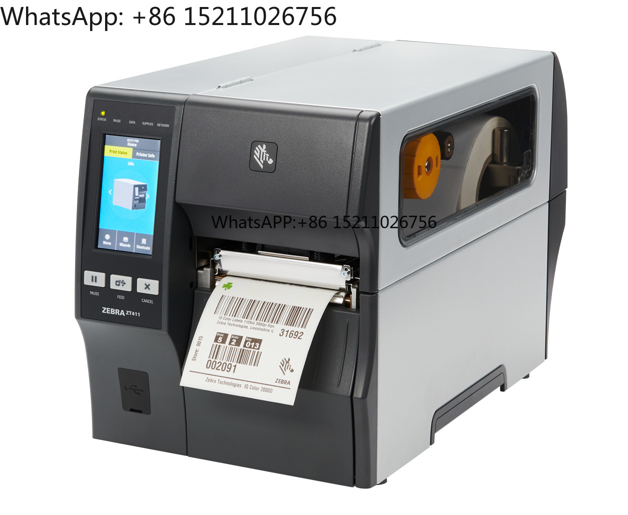 Thermal Label Printer 4 Inch 300Dpi - Orijinal Zebra ZT411R 300dpi RFID 4
