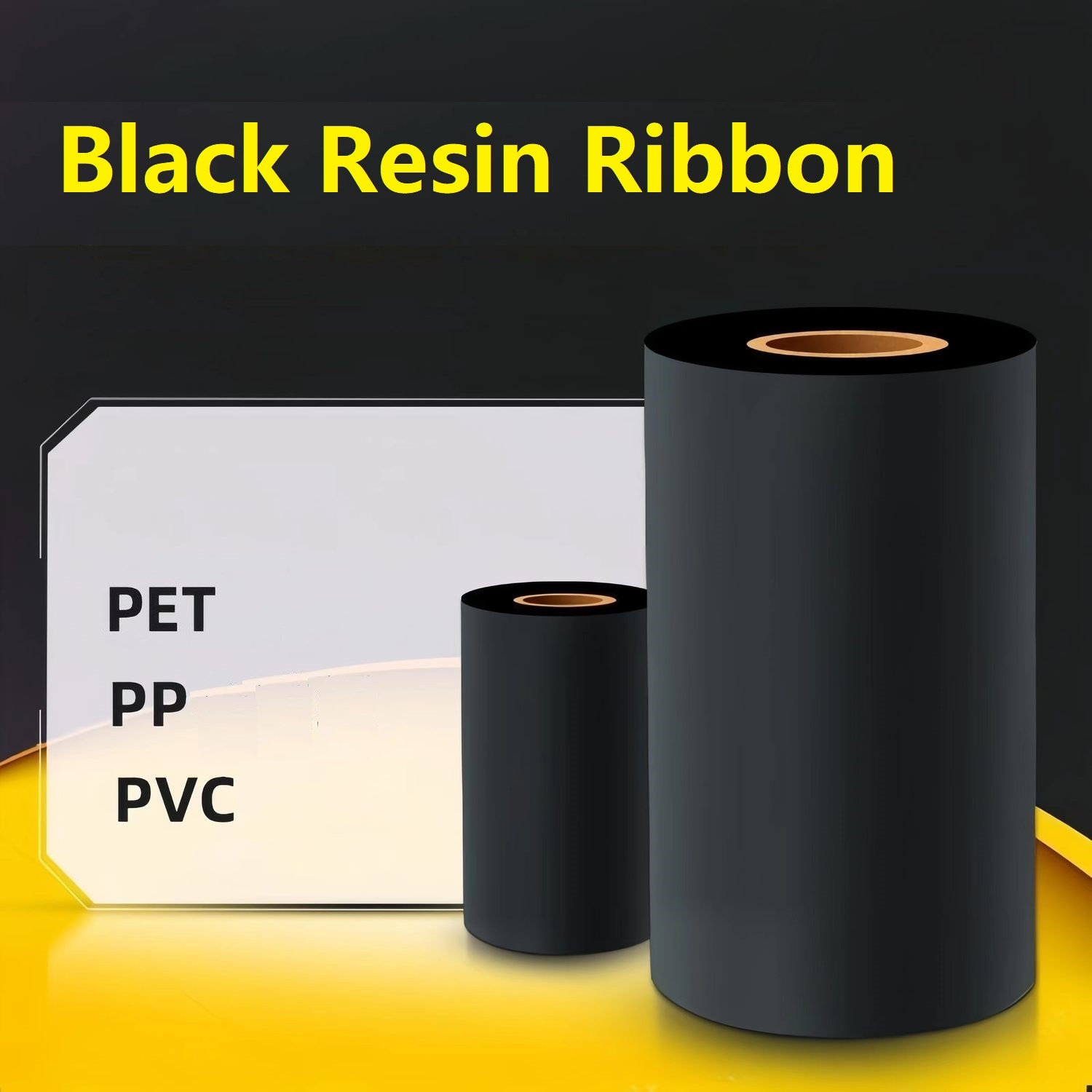 Thermal Transfer Ribbon 110Mm - Yüksek Kaliteli Siyah Reçine Şeritler 40-110mm