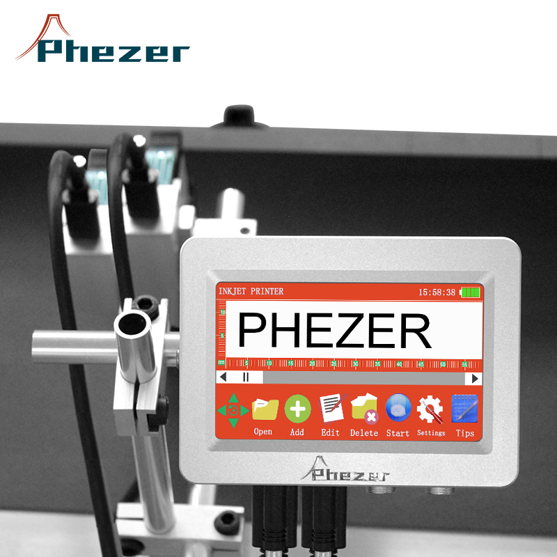 Phezer PX2 Çift Başlıklı Onlin - Coding Machine Date Printer Inkjet incelemesi ve fiyatı