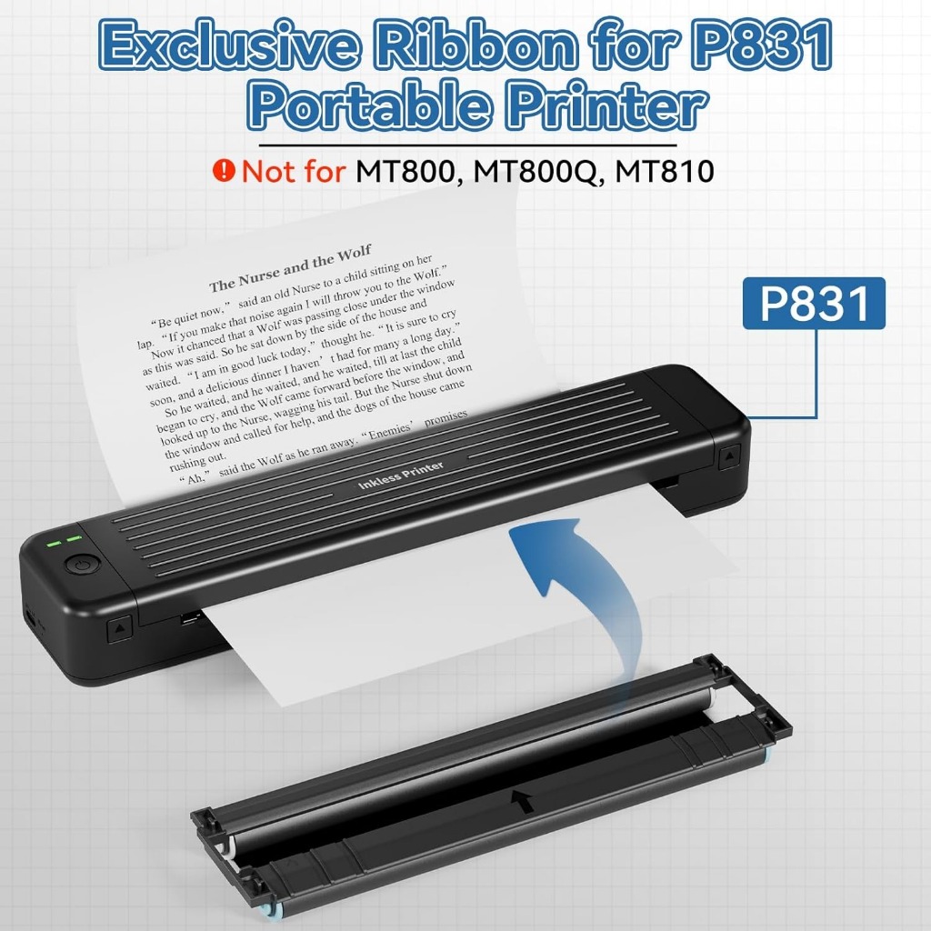 P831 Taşınabilir Sıradan A4 Ka - Barcode Label Printer Industrial incelemesi ve fiyatı