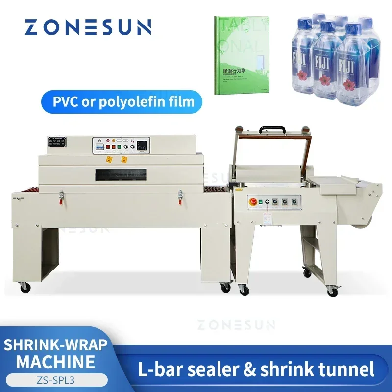 ZONESUN ZS-SPL3 Otomatik L-Bar - Shrink Wrap Machine Heat Tunnel incelemesi ve fiyatı