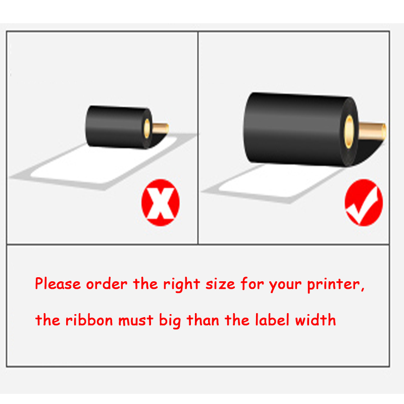 TTR balmumu reçine termal akta - Thermal Transfer Ribbon 110Mm incelemesi ve fiyatı