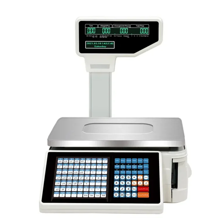 Fiyat hesaplaması ve etiket ba - Weighing Scale Label Printer incelemesi ve fiyatı
