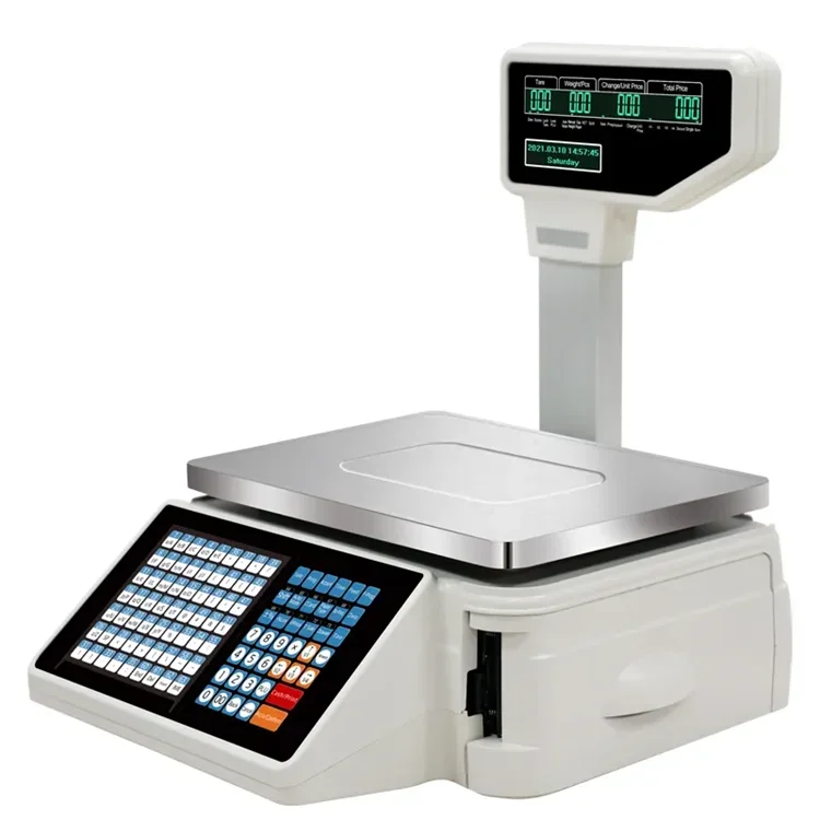 Fiyat hesaplaması ve etiket ba - Weighing Scale Label Printer incelemesi ve fiyatı