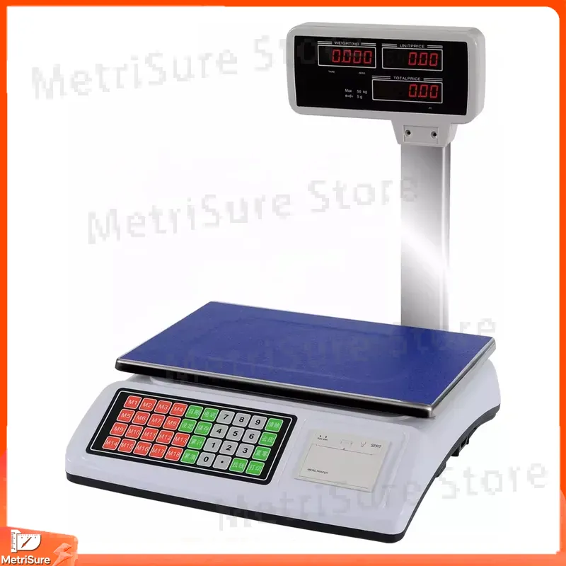 30kg Dijital Etiket Baskılı Ta - Weighing Scale Label Printer incelemesi ve fiyatı