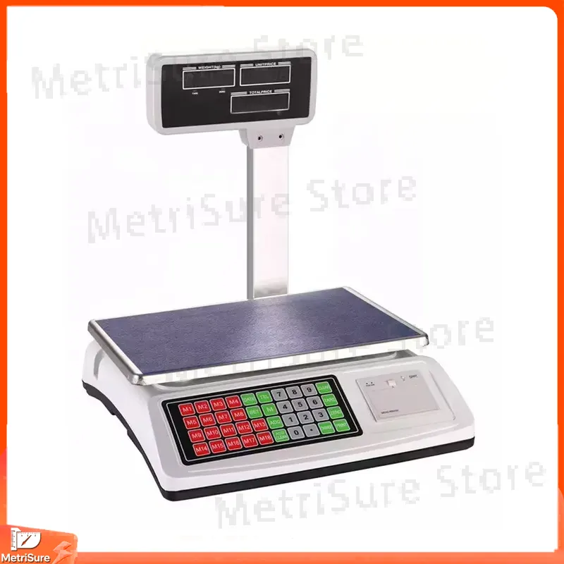 30kg Dijital Etiket Baskılı Ta - Weighing Scale Label Printer incelemesi ve fiyatı