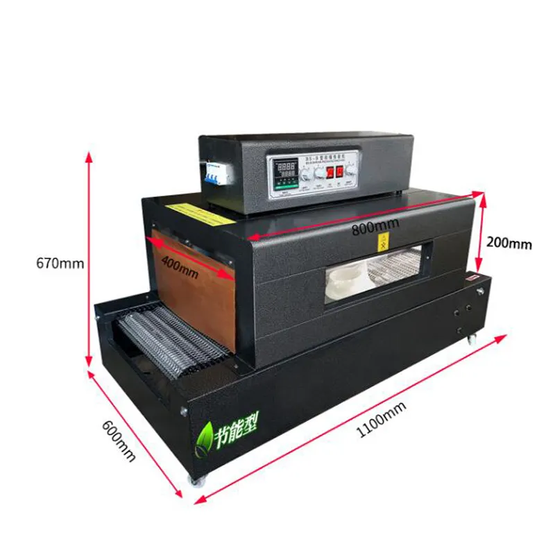12.5 Sıcak Satış Isı Daralan A - Shrink Wrap Machine Heat Tunnel incelemesi ve fiyatı