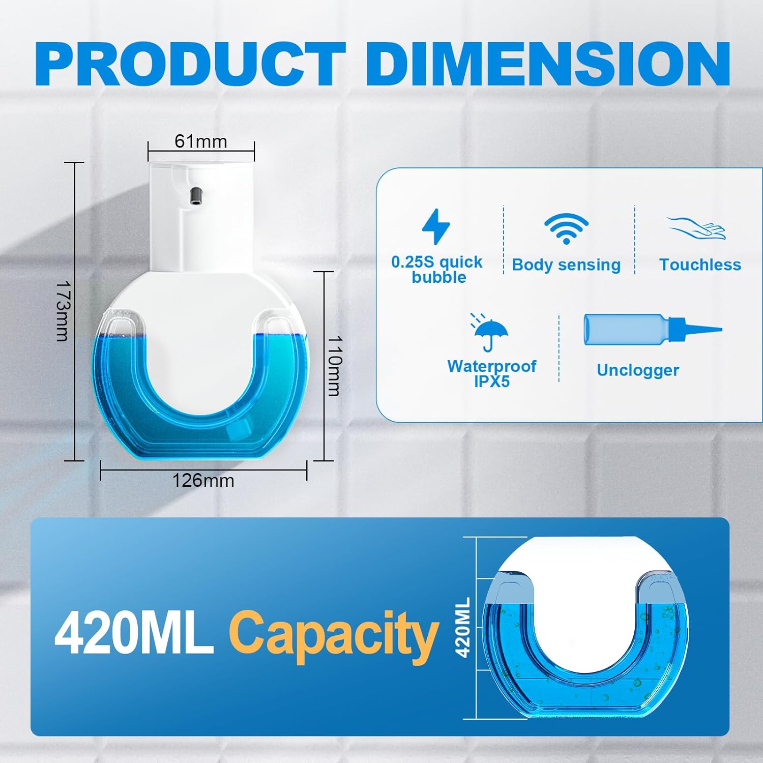 420ML Büyük Kapasiteli Temassı - Label Dispenser Automatic incelemesi ve fiyatı