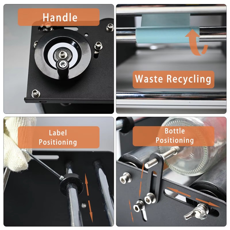 Manuel Yuvarlak Şişe Etiketlem - Label Applicator Manual incelemesi ve fiyatı
