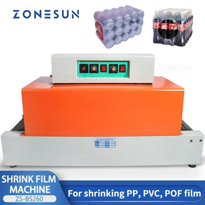 ZONESUN ZS-BS260 Isı Büzüşmeli - Shrink Wrap Machine Heat Tunnel incelemesi ve fiyatı