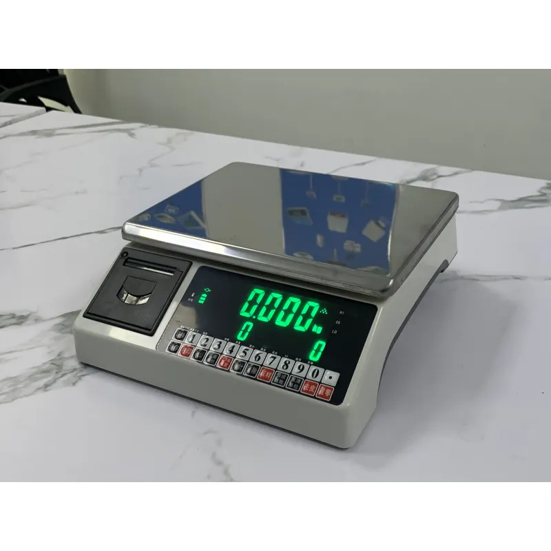 Akıllı 15kg 0.5g 30kg 1g Elekt - Weighing Scale Label Printer incelemesi ve fiyatı