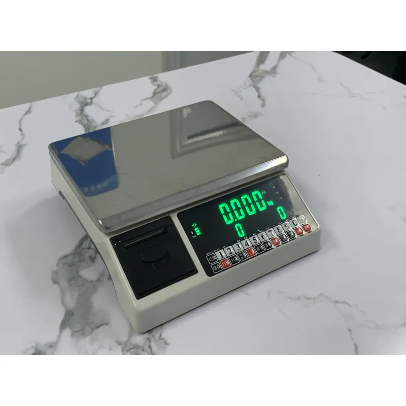Akıllı 15kg 0.5g 30kg 1g Elekt - Weighing Scale Label Printer incelemesi ve fiyatı